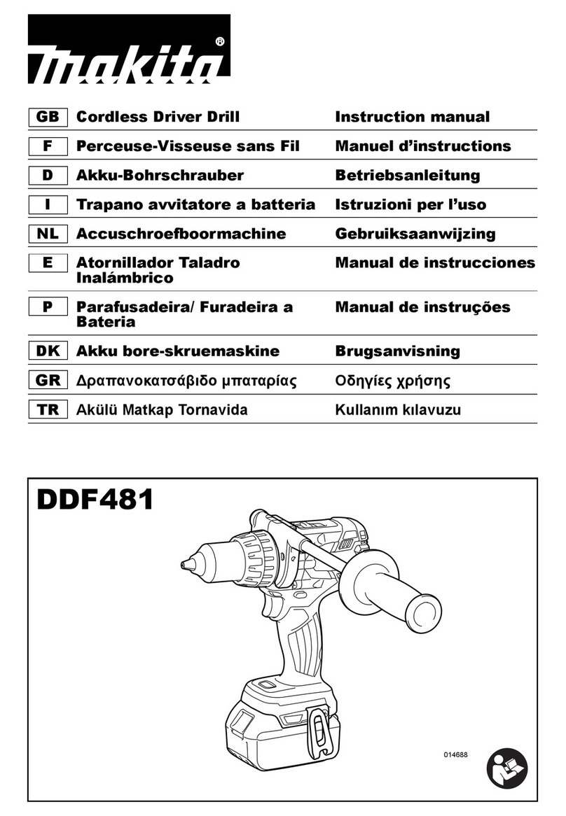 Makita DDF481 User manual