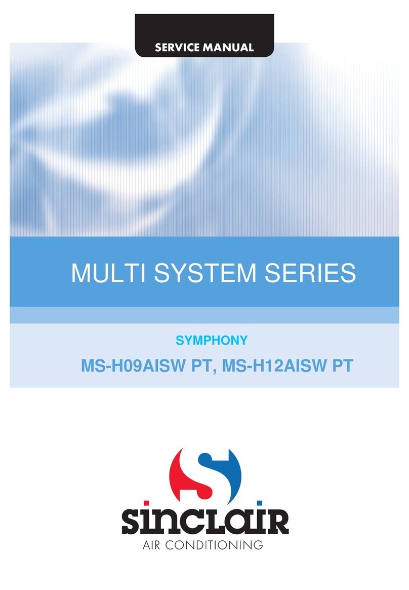 Sinclair SYMPHONY MS-H09AISW PT User manual Sinclair SYMPHONY MS-H09AISW PT User manual