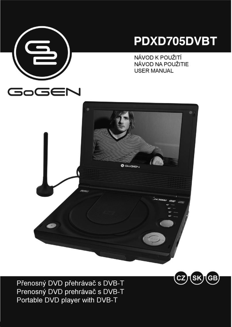 Gogen PDXD705DVBT User manual Gogen PDXD705DVBT User manual