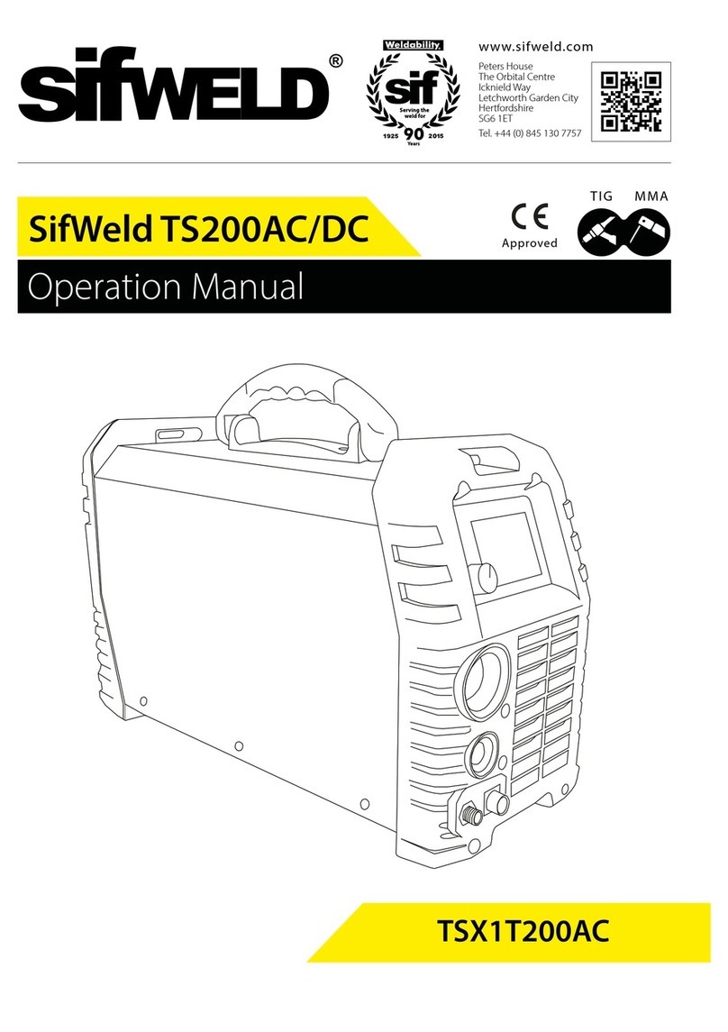 SifWeld TS200AC/DC TSX1T200AC Operation manual