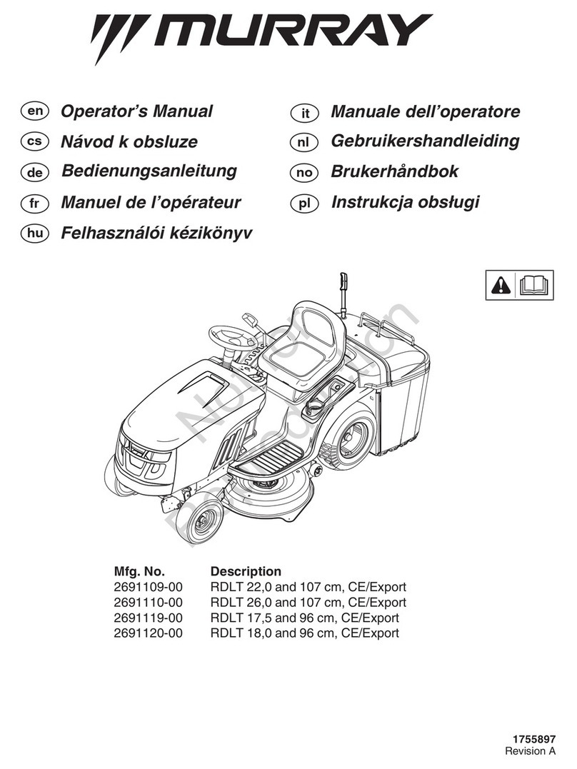 Murray 2691109-00 User manual