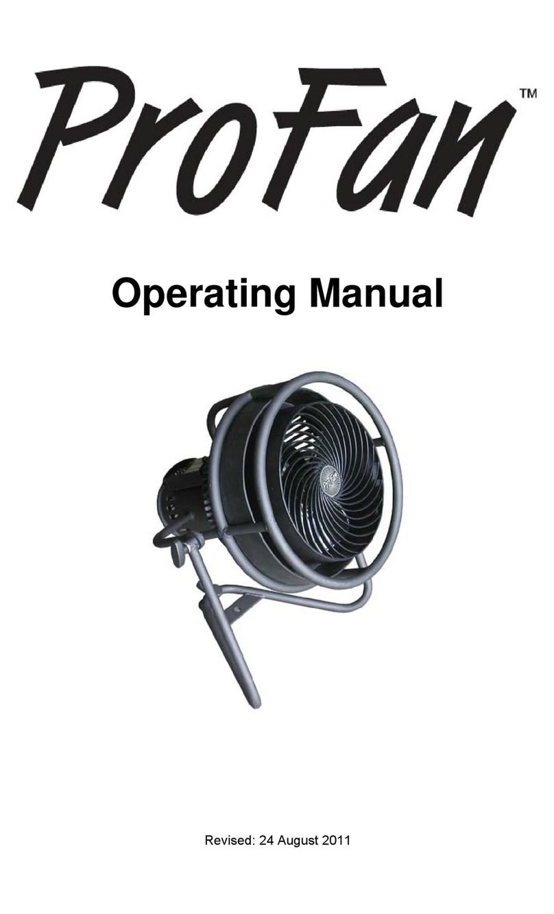 TMB ProFan operating manual