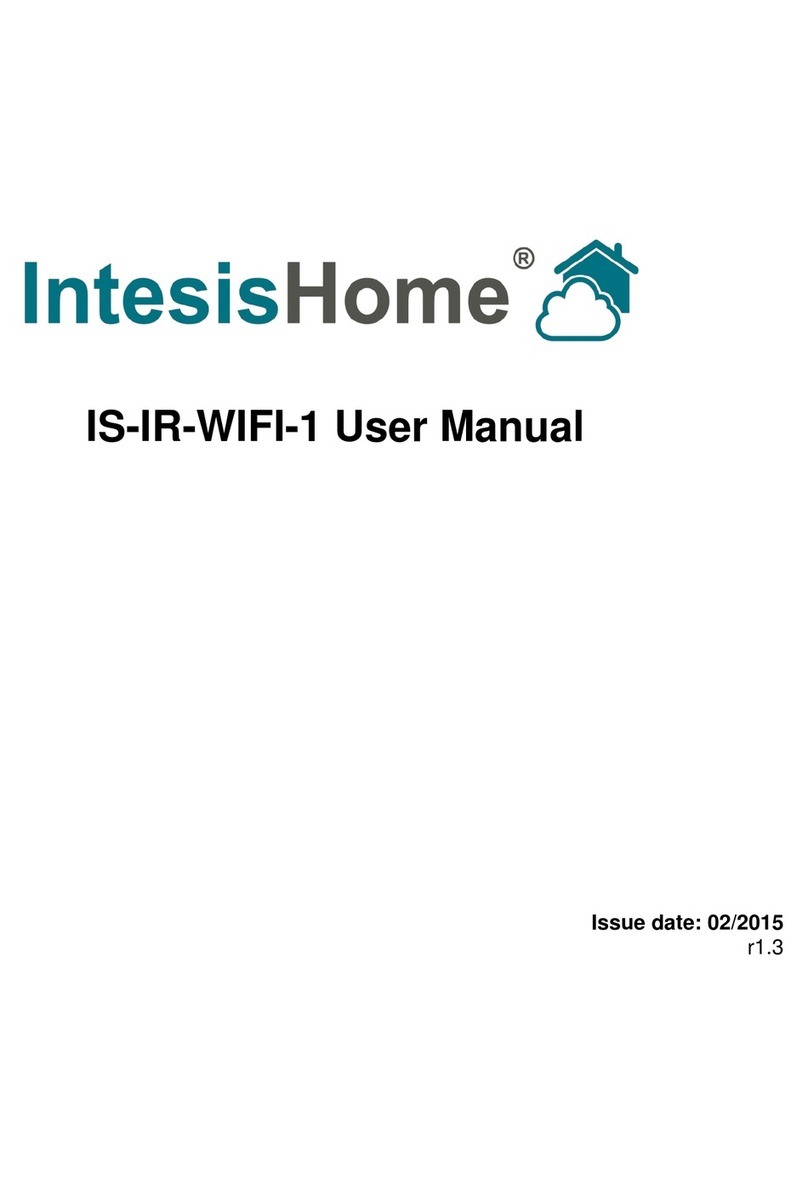 Turner IntesisHome IS-IR-WIFI-1 User manual