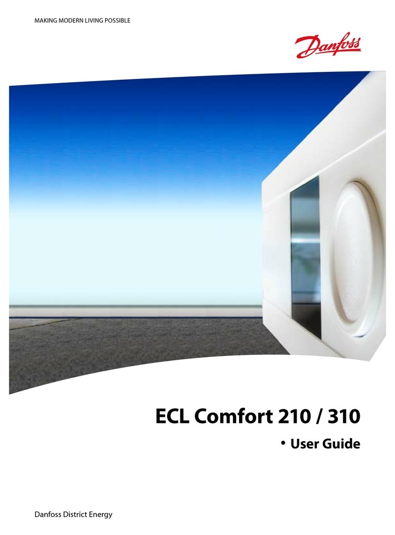 Danfoss ECL Comfort 210 user guide