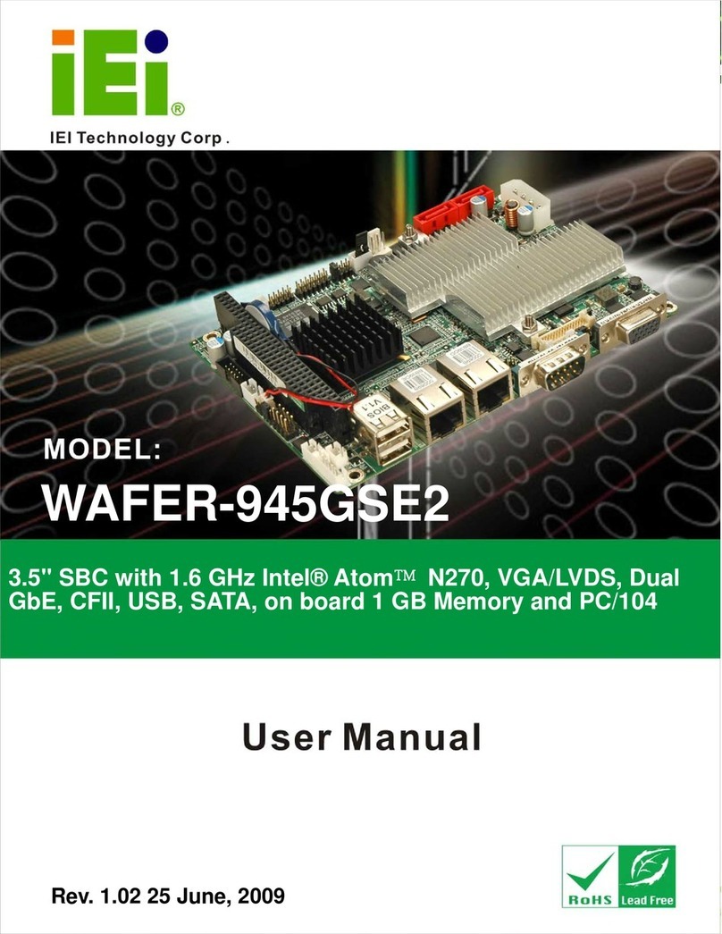 IEI Technology WAFER-945GSE2 User manual IEI Technology WAFER-945GSE2 User manual