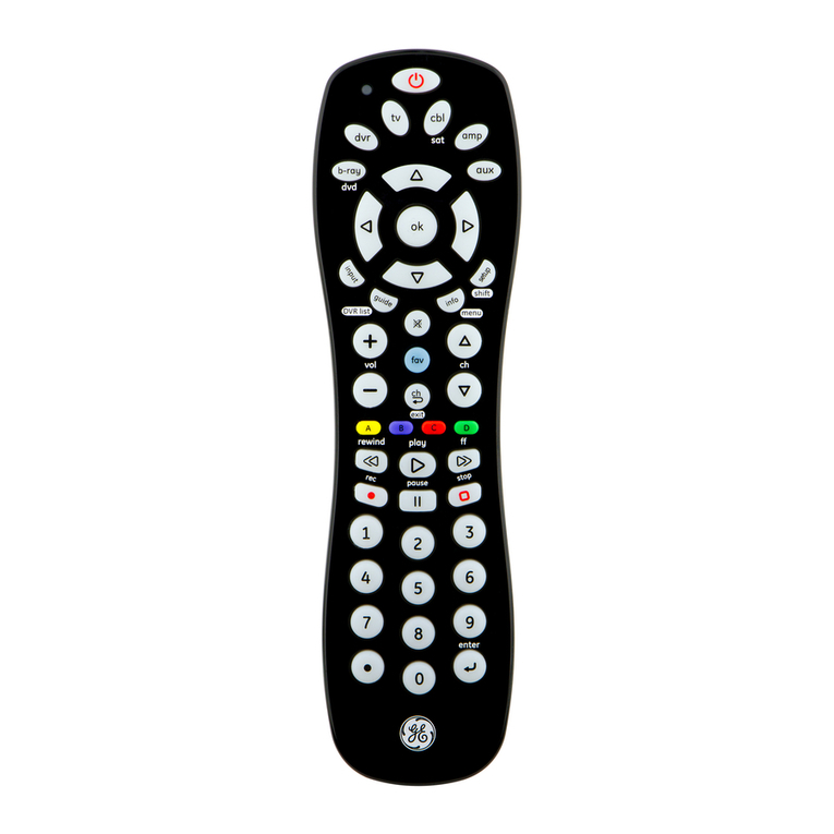 GE 24922 - Universal Remote Control instruction manual