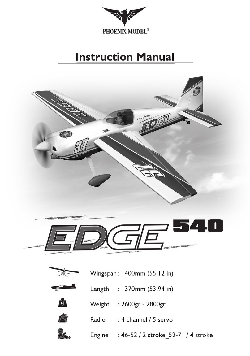 Phoenix Model Edge 540 User manual