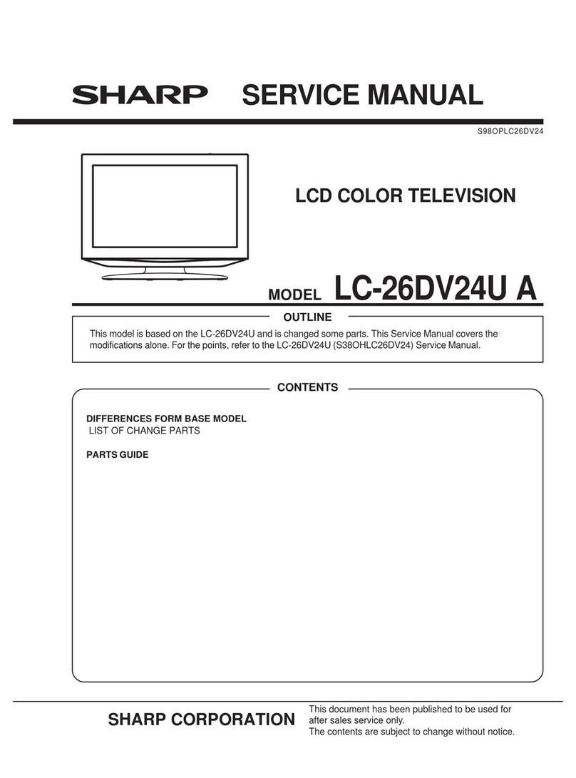 Sharp LC-26DV24U User manual