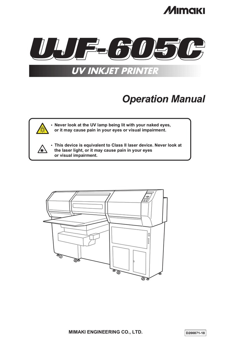 MIMAKI UJF-605C User manual MIMAKI UJF-605C User manual