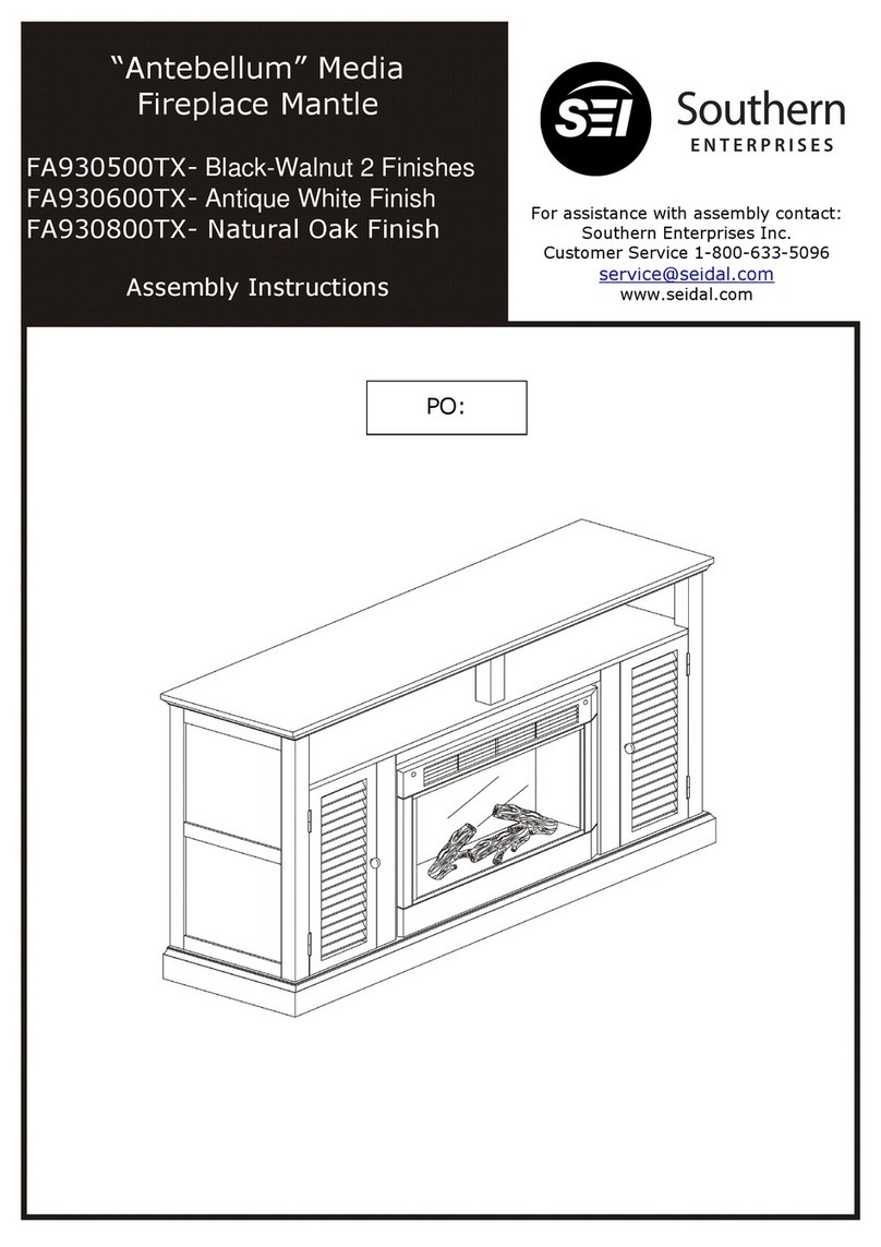 Southern Enterprises FA930500TX Assembly instructions Southern Enterprises FA930500TX Assembly instructions