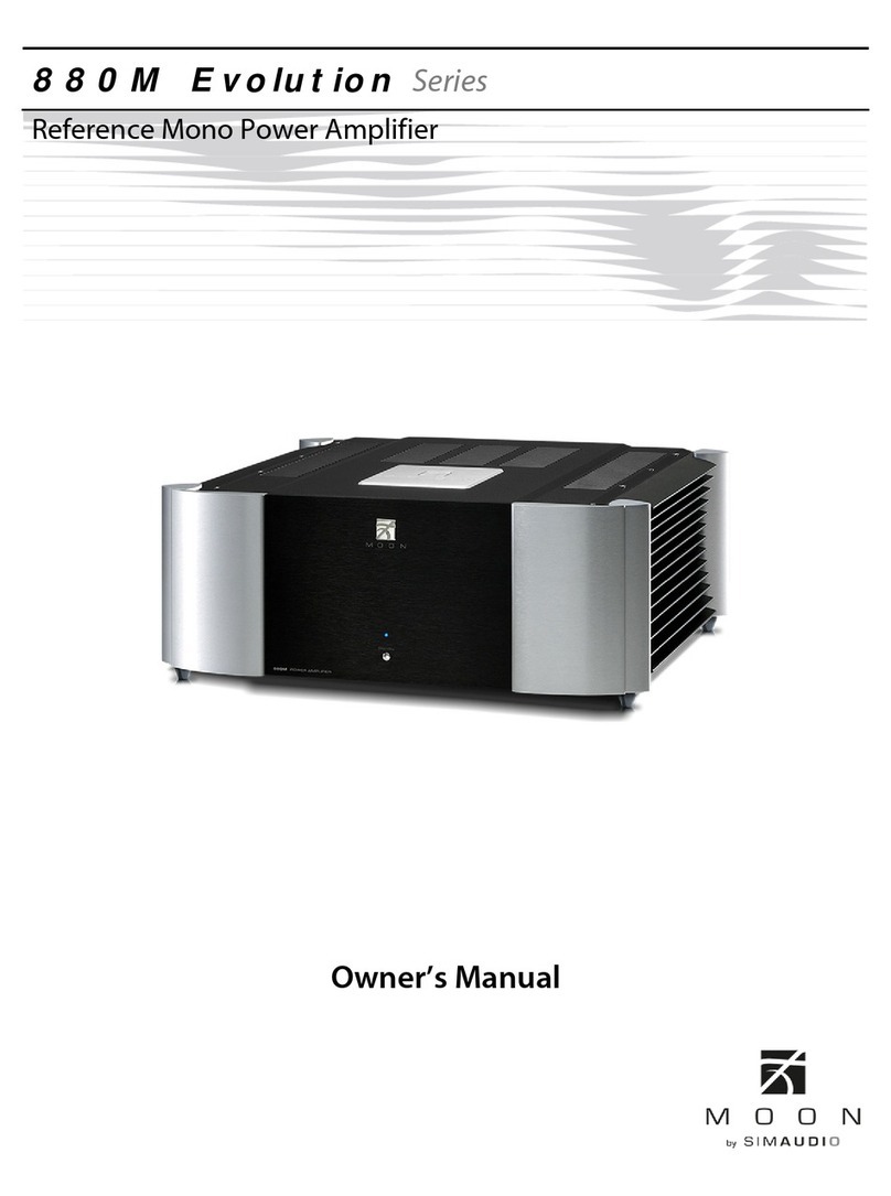 moon MOON Evolution Series owner's manual