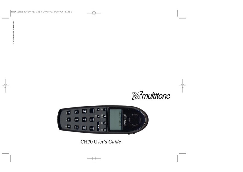 Multitone CH70 user guide