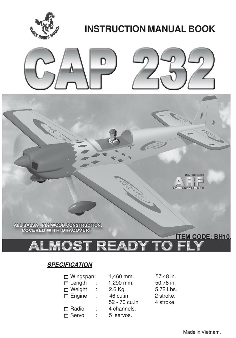 Black Horse Cap 232 Instruction manual book