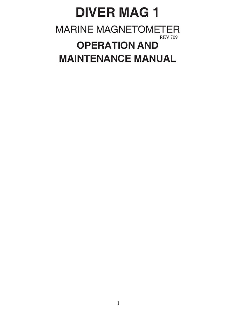 JW Fishers DIVER MAG 1 Operation and maintenance manual