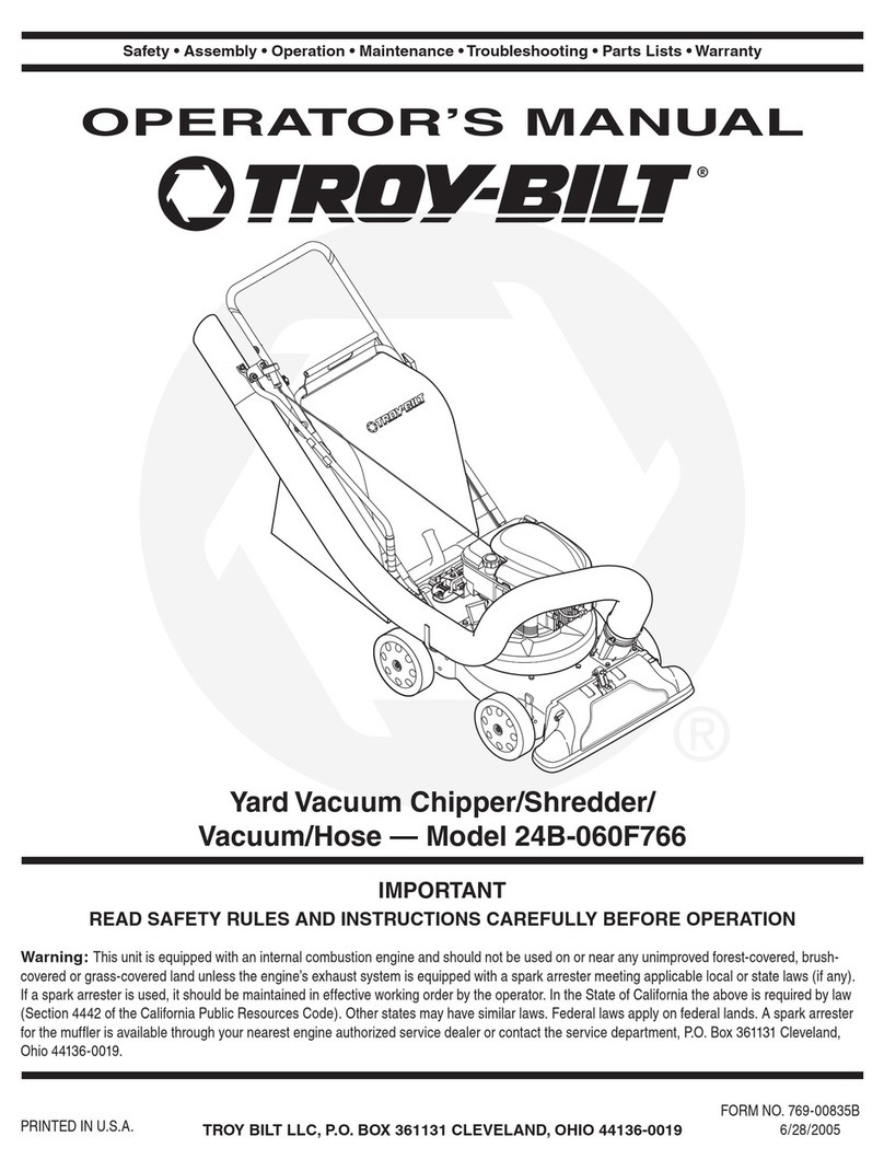 Troy-Bilt 24B-060F766 User manual Troy-Bilt 24B-060F766 User manual