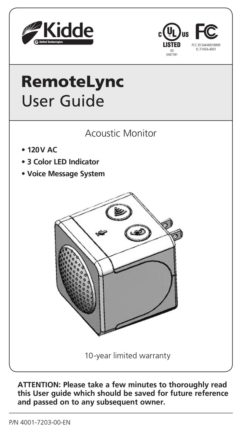 Kidde RemoteLync user guide