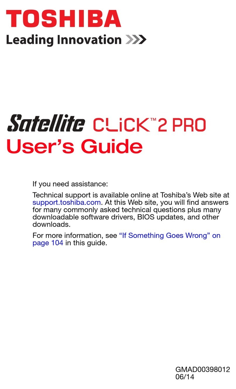 Toshiba Satellite CLICK 2 PRO User manual