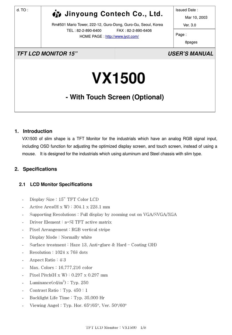 Jinyoung Contech VX1500 User manual