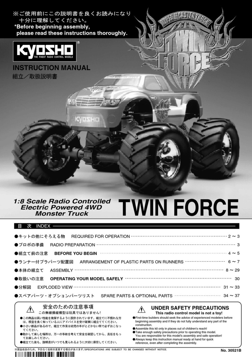 Kyosho Twin Force User manual Kyosho Twin Force User manual