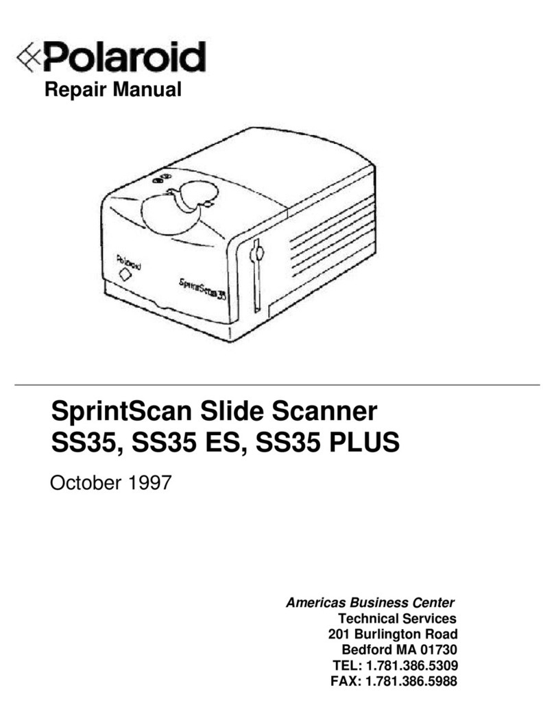 Polaroid SprintScan SS35 Operating instructions Polaroid SprintScan SS35 Operating instructions