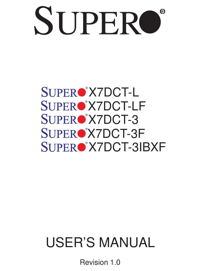 Supero X7DCT-L user manual