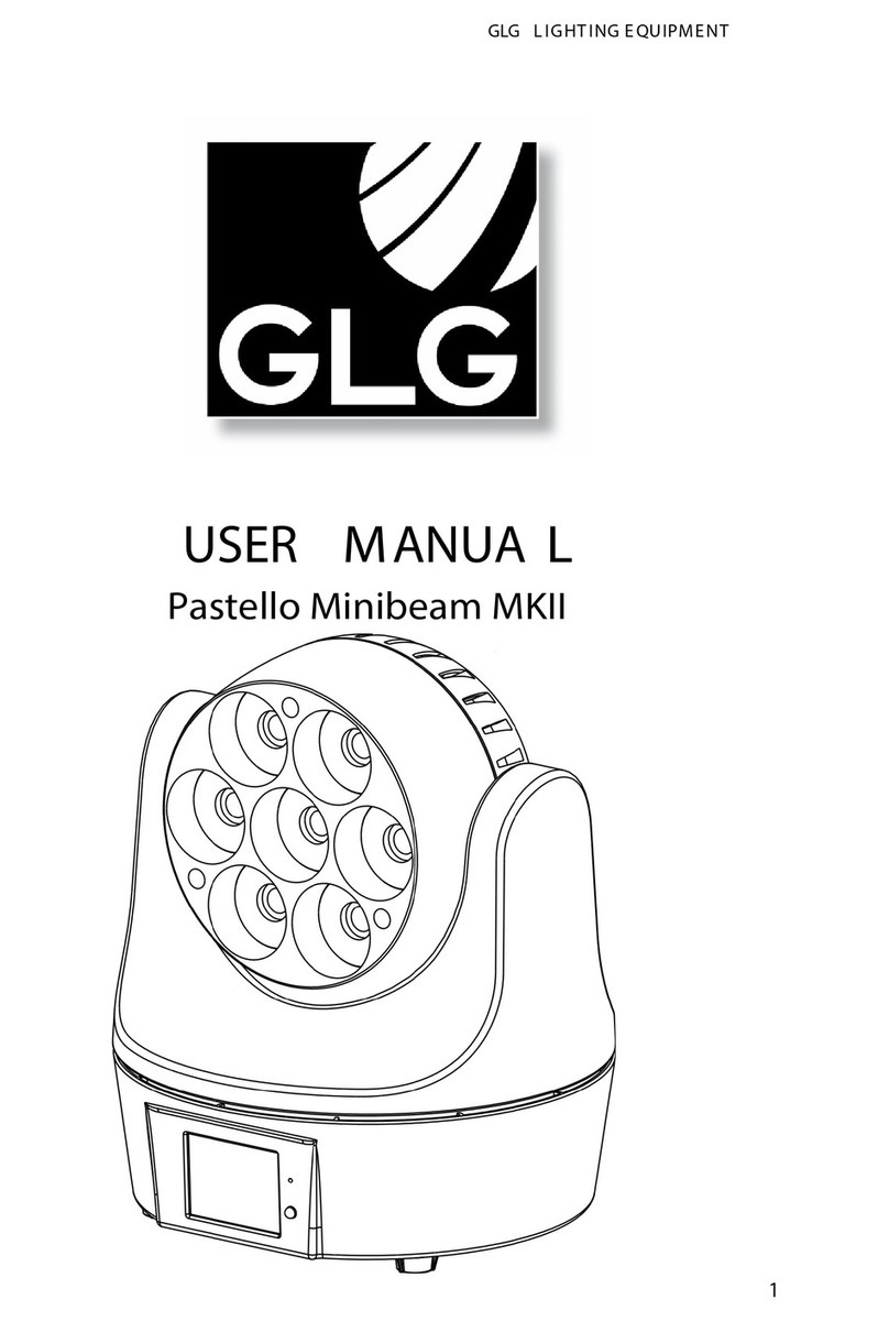 GLG Pastello Minibeam MKII user manual