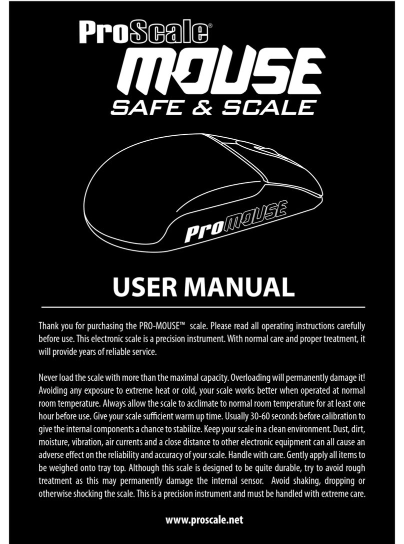 Proscale PRO-MOUSE 100 User manual