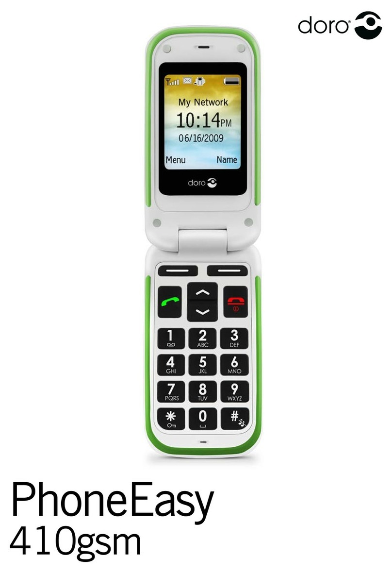 Doro PHONEEASY 410GSM user manual