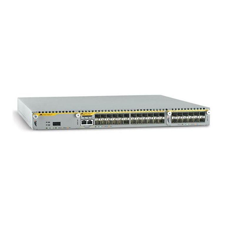 Allied Telesis x900 Series User manual