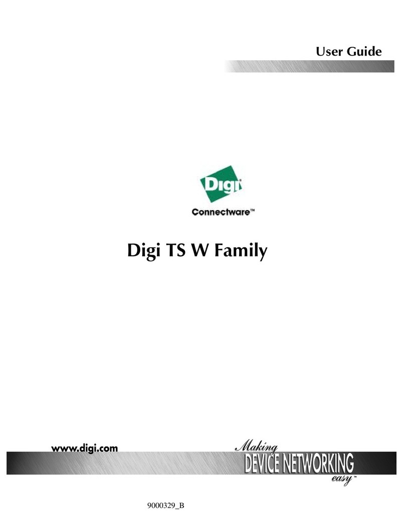 Digi One TS W User manual Digi One TS W User manual