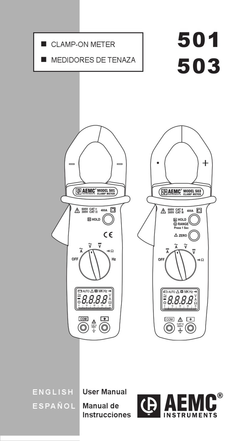 AEMC 501N User manual