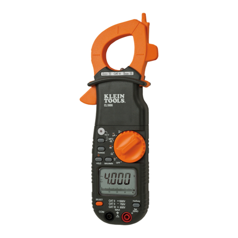 Klein Tools CL1000 User manual