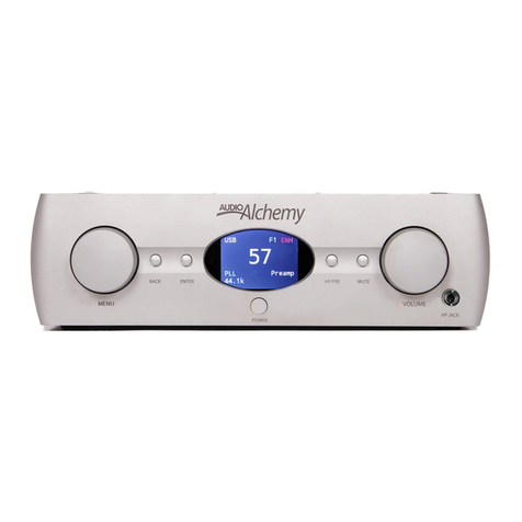 Audio Alchemy DDP-1 User manual