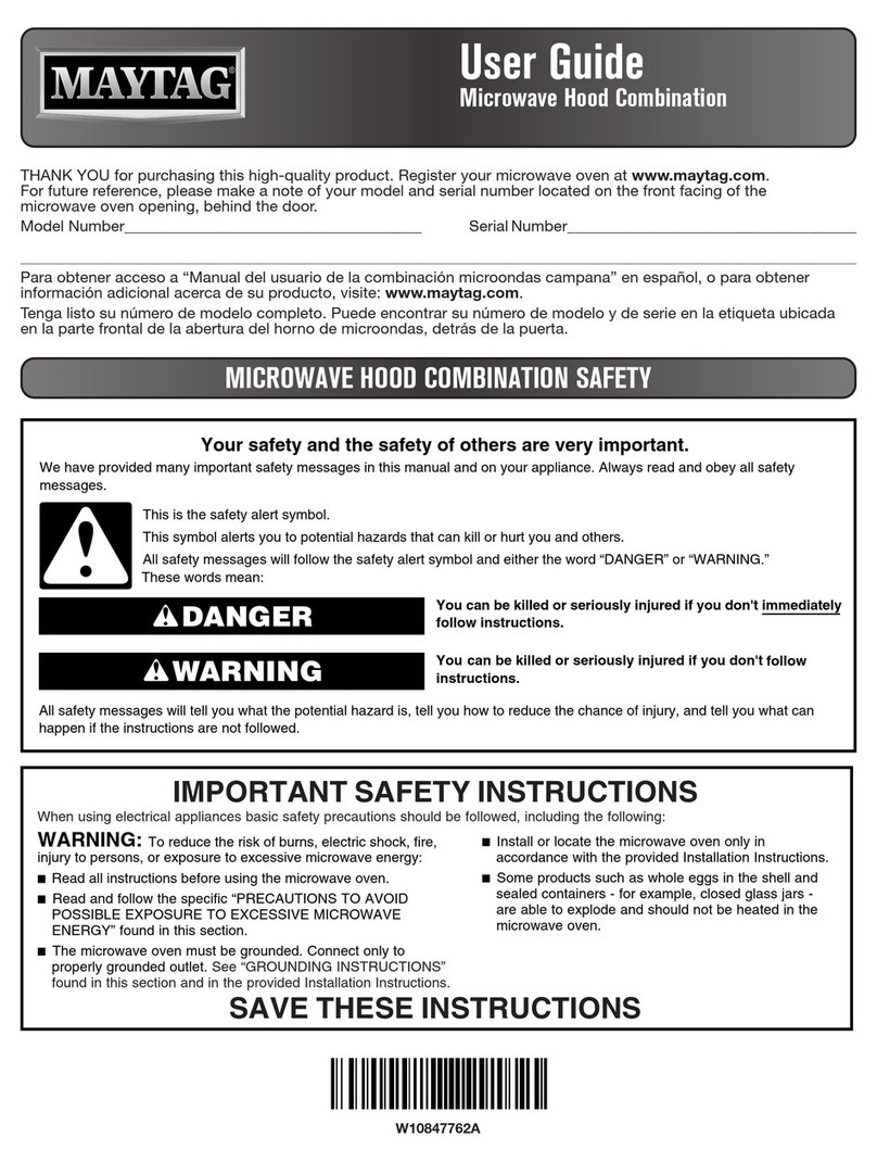 Maytag MMV6190DS User manual