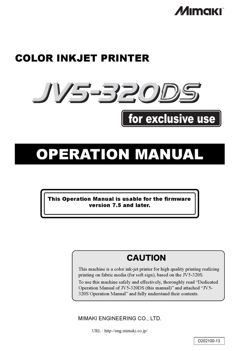 MIMAKI JV5-320DS User manual