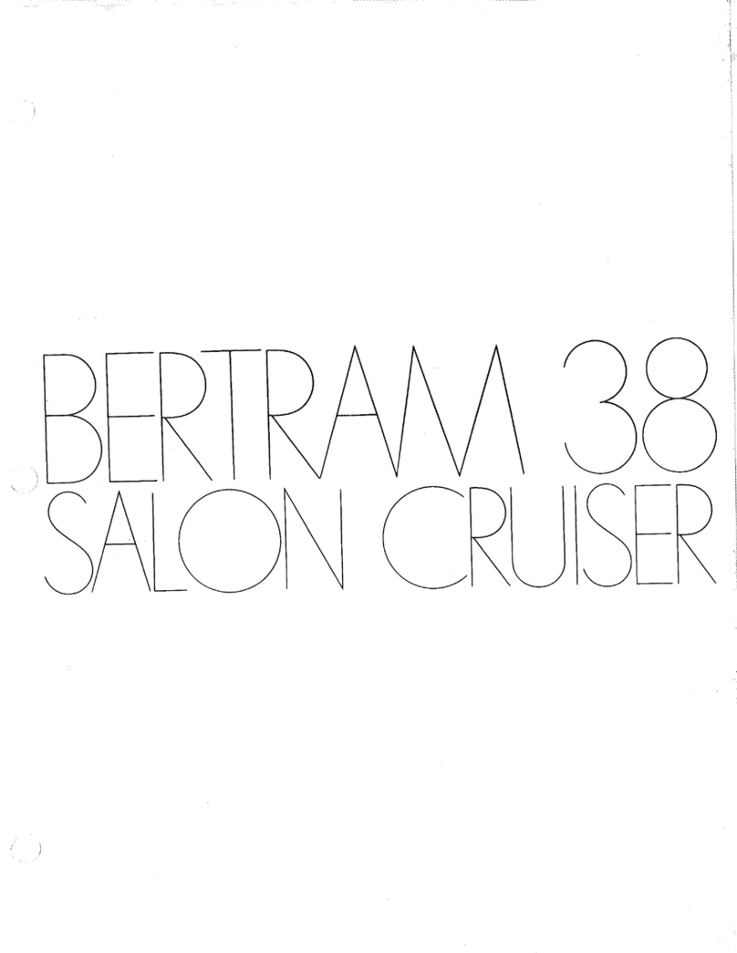 Bertram 38 Salon Cruiser User manual Bertram 38 Salon Cruiser User manual
