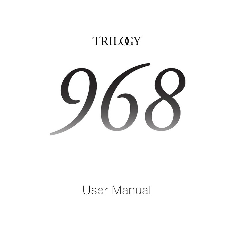 Trilogy 968 user manual