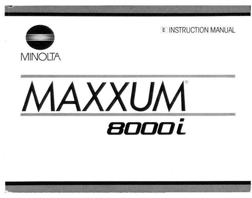 Minolta Maxxum 8000i User manual