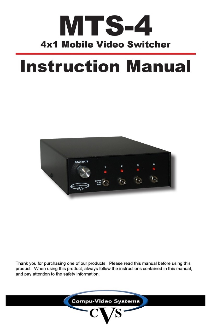 CVS MTS-4 instruction manual
