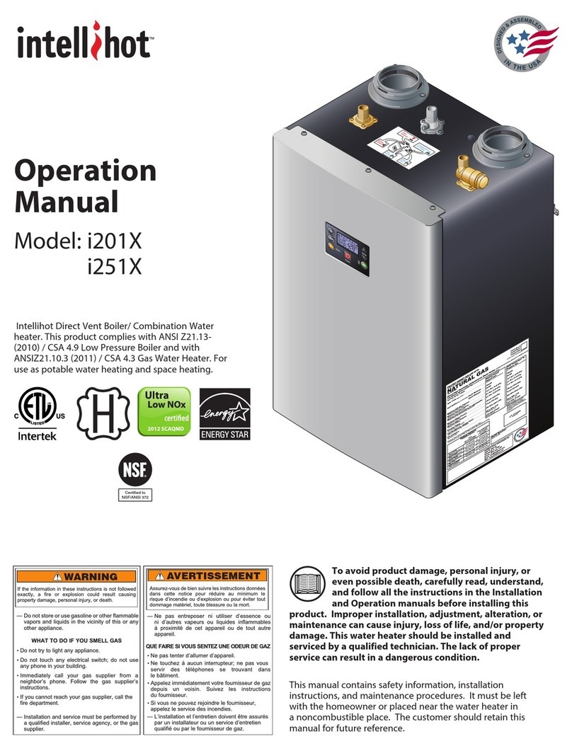 Intellihot Combi i201X* User manual