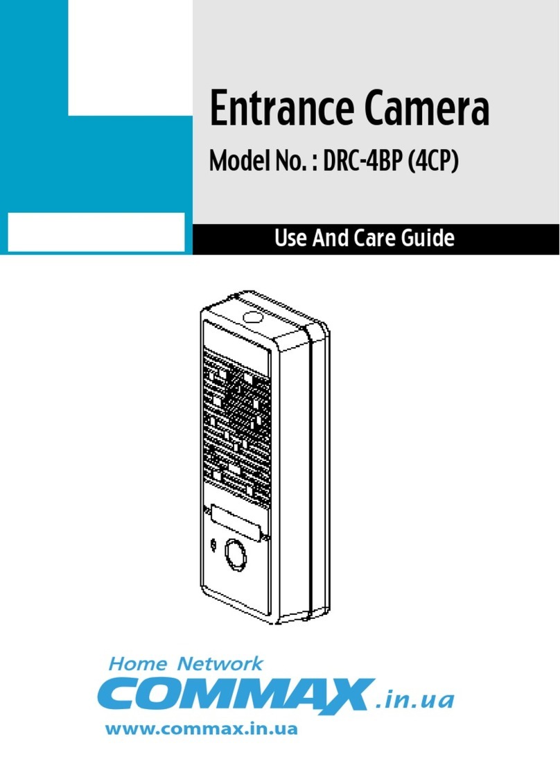 Commax DRC-4BP User manual