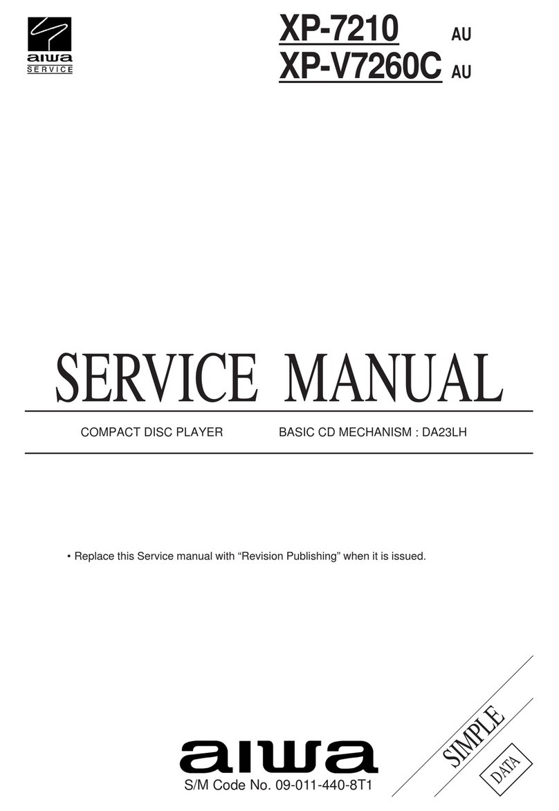 Aiwa XP-7210 Service manual