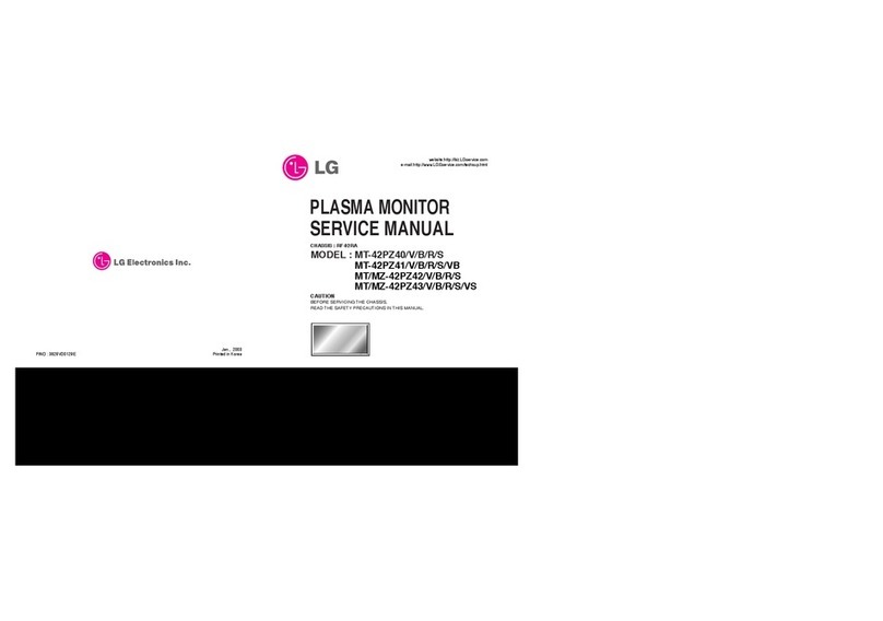 LG MT-42PZ40/V/B/R/S User manual