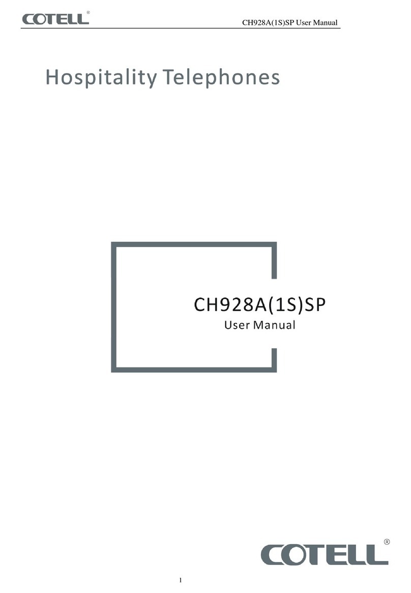 Cotell CH928A(1S)SP user manual