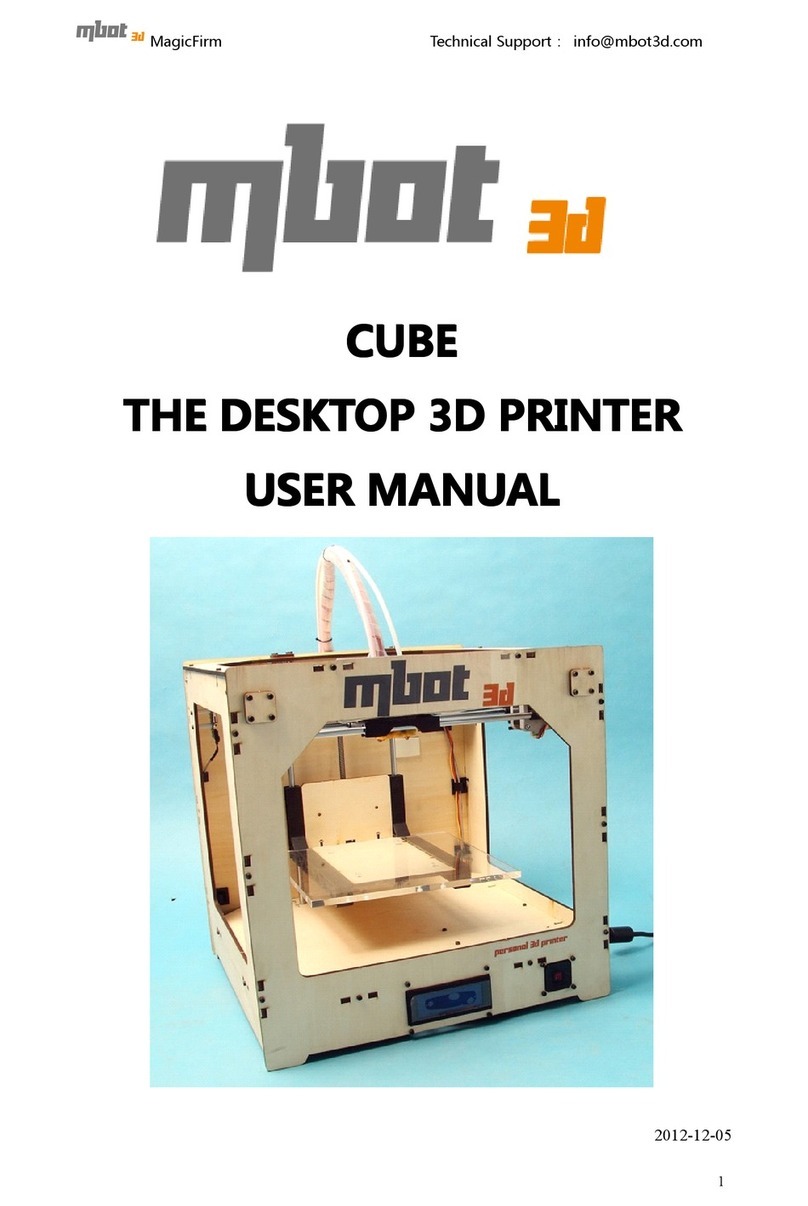 mbot 3d CUBE User manual