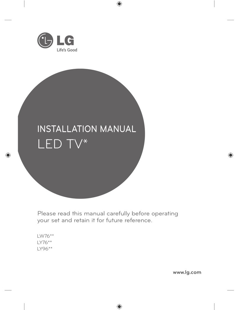 LG LW76 Series User manual