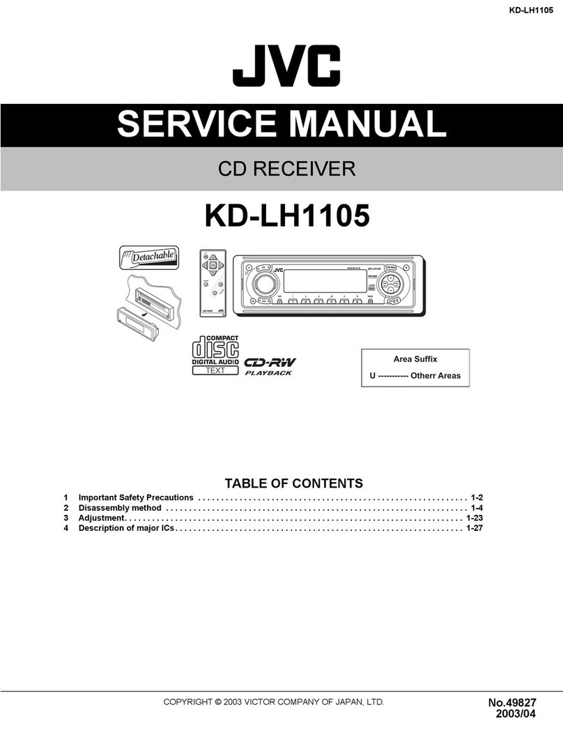 JVC KD-LH1105 User manual