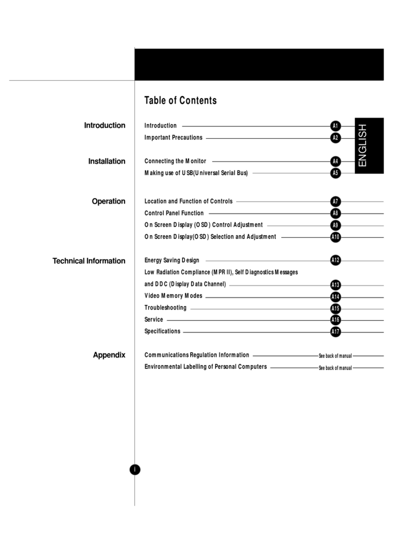 LG FLATRON LCD 577LH User manual