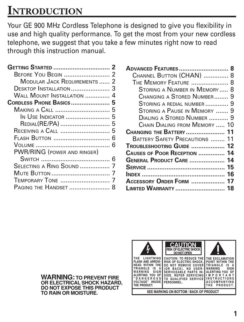 GE 2-9920 User manual