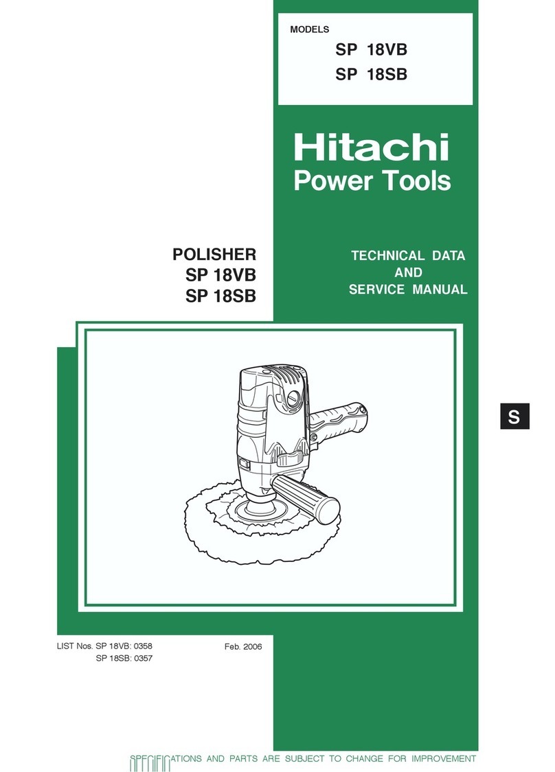 Hitachi SP 18VB Manual